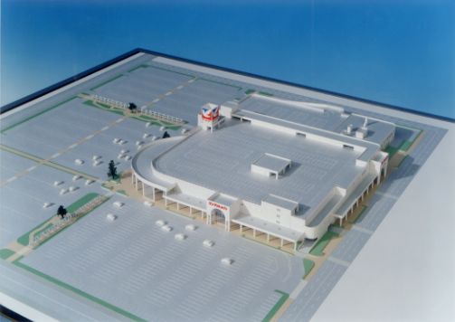 ニッテンスズランプラザ完成模型写真